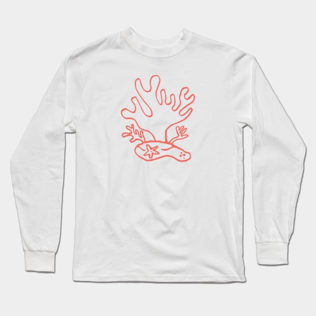 LIVING CORAL Long Sleeve T-Shirt by encip